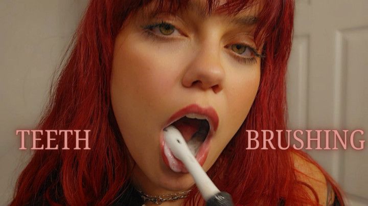 Brushing My Teeth - Teeth Fetish - Ginger Rae