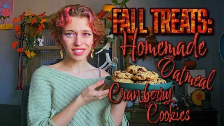 Fall Treats | Homemade Oatmeal Cranberry Cookies