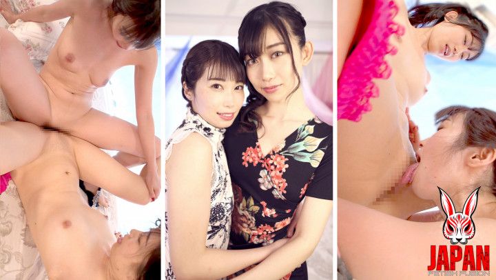 Scissoring turns feral in Part 2: Runa and Sumire Censored