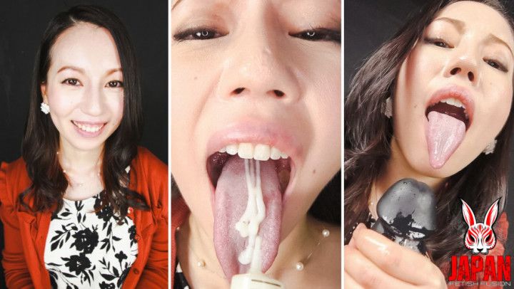 Rei Tokunaga: A Sensual Exploration of Tongue Saliva