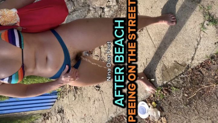 After Beach pissing on the Street
