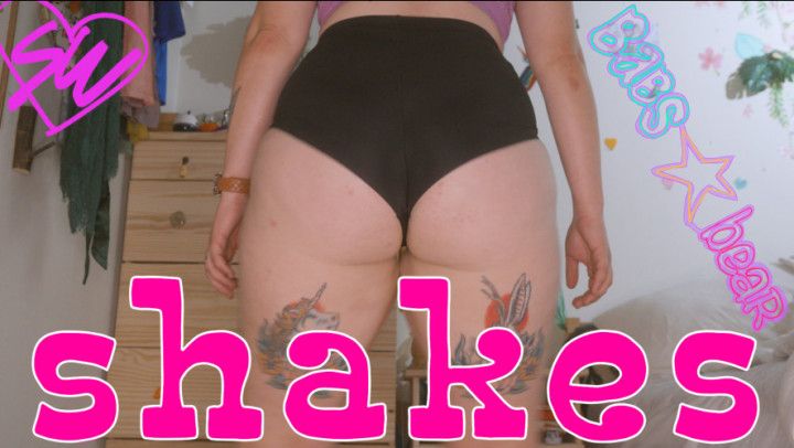 Shakes: Babs Bear shows off her jiggly bits