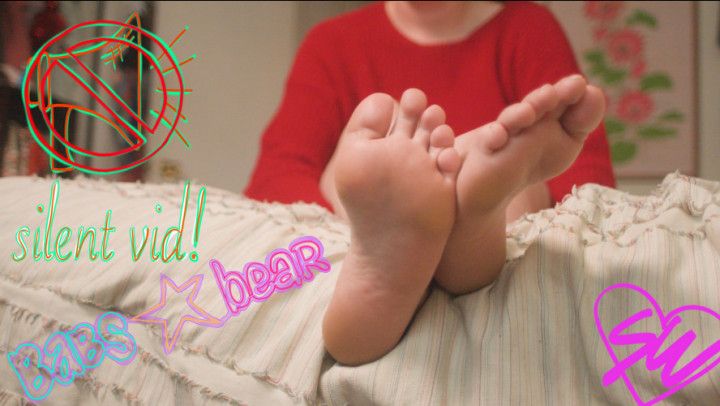 Another Foot Video!: Babs Bear says relax