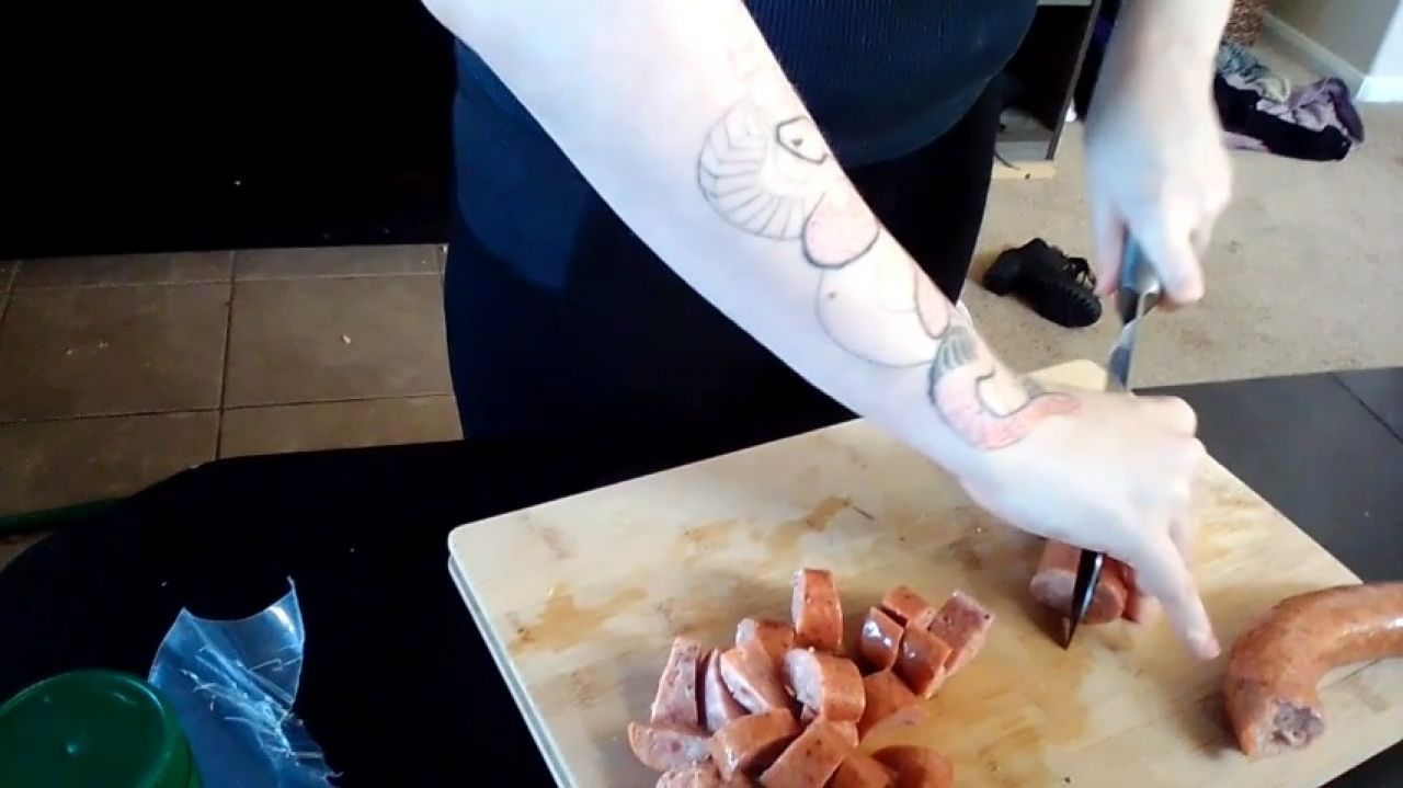 SFW sausage and potato soup