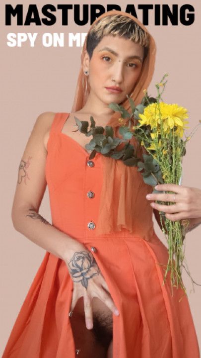 Spy step-mommy hairy pussy