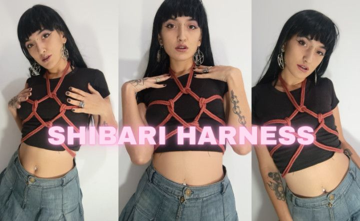 Shibari harness tutorial