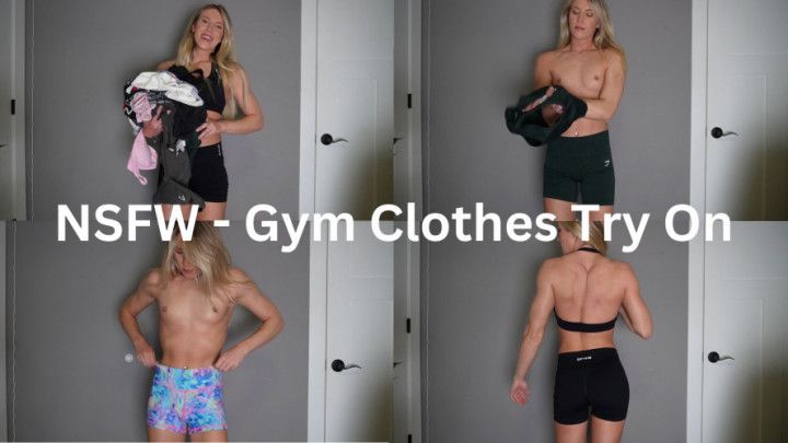 NSFW - Gym Clothes Try On