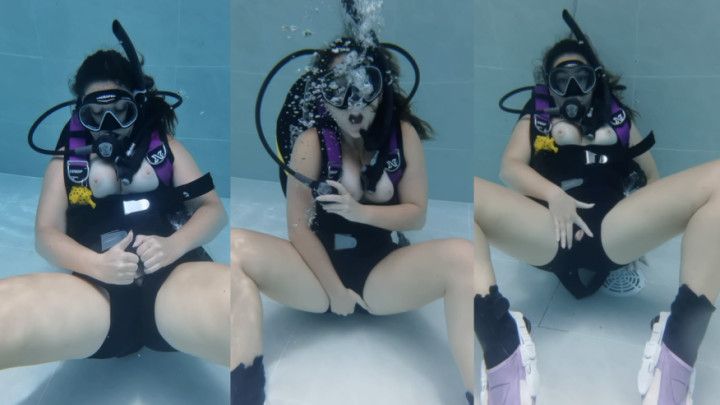 Underwater Scuba Fuck POV Desperate for Cock in Pussy
