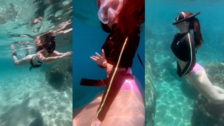 Come Snorkelling With Me Underwater Scuba Diving POV