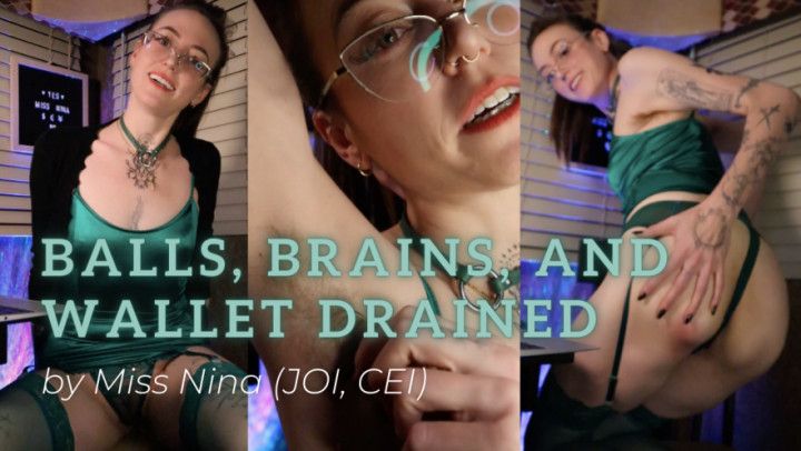 Balls, Brains, and Wallet Drained by Miss Nina JOI, CEI