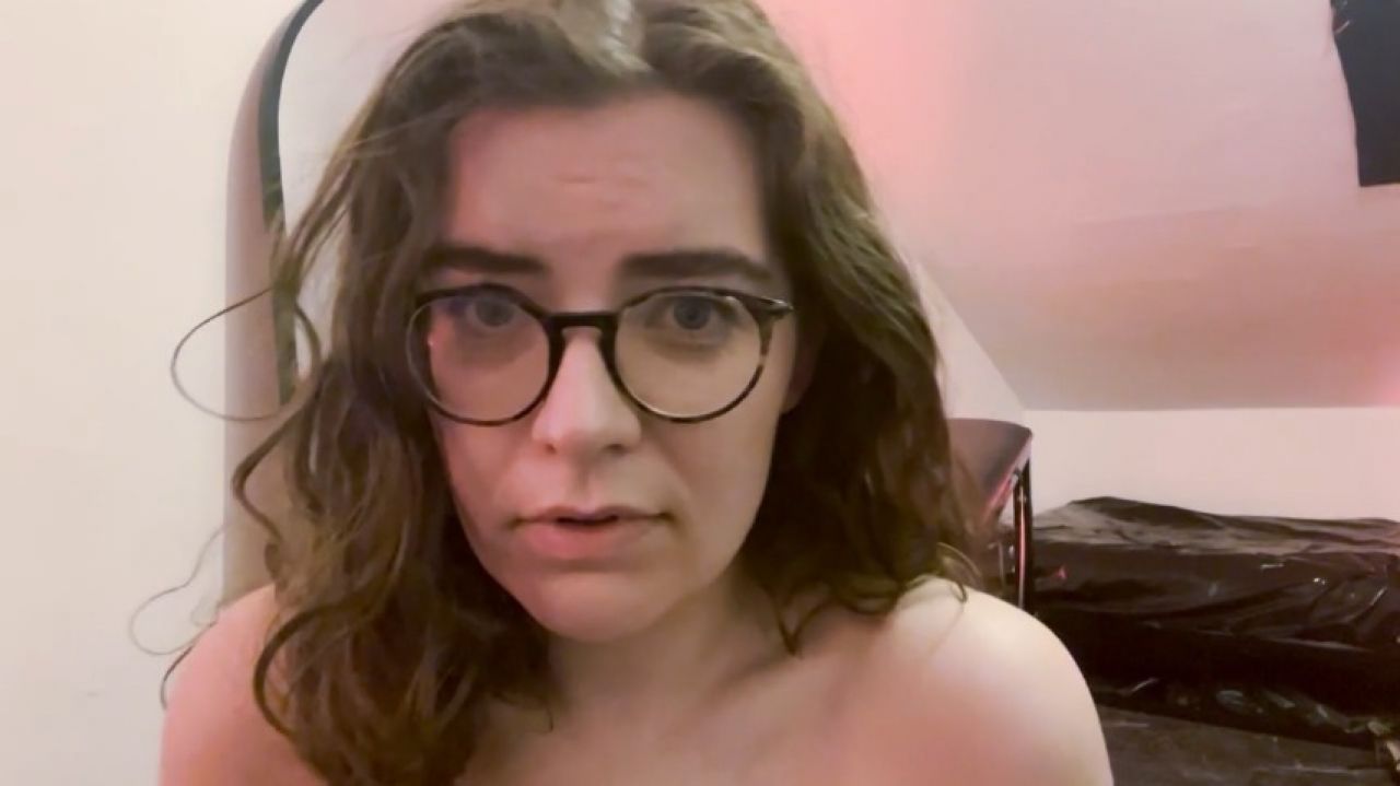 Masochistic girlfriend begs to cum after you punish her