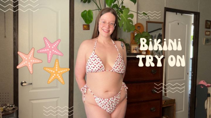 Bikini try on