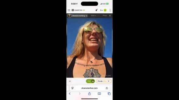 Walk up to strangers truck &amp; pulls tits out mid conversation