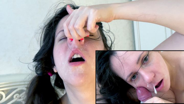 I Blow Nose: Your Sperm or My Fluids? Cum Play gets Shocking