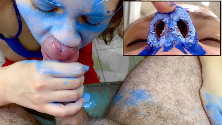A Delicious Nose Job: You Cum Because of My Painted Nose