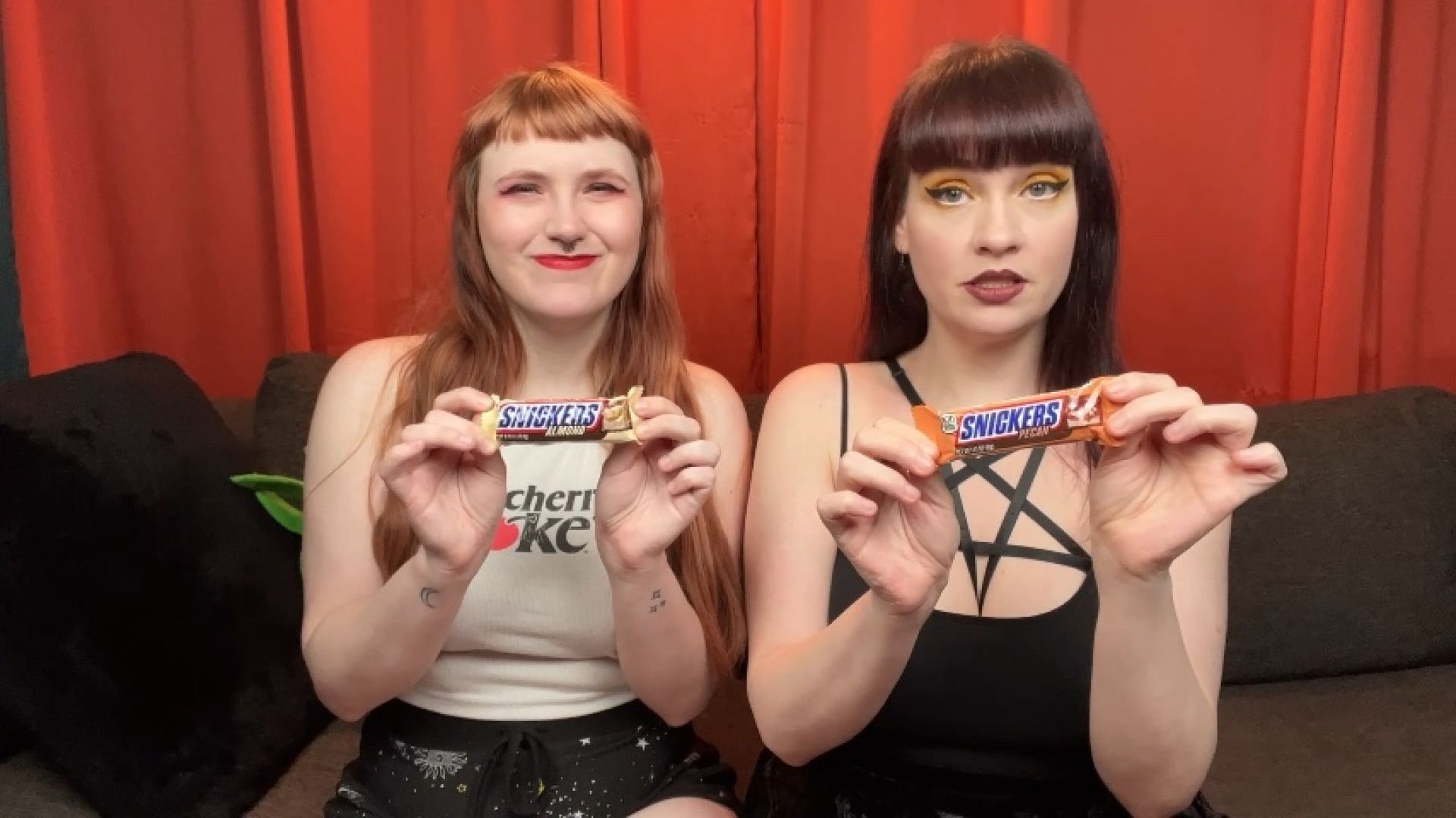 Trying New Candy Bars Together