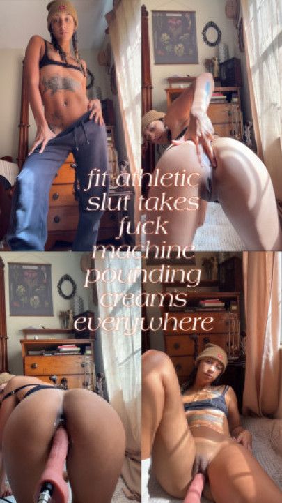 ATHLETIC SLUT GETS FUCKED AFTER THE GYM