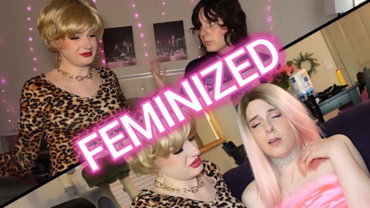 Femboy Gamer Feminized and Pegged by step-mom