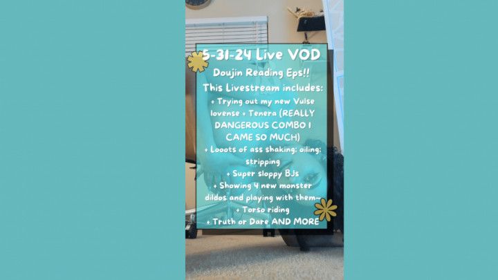 5-31-24 LIVE VOD - Doujin Reading Episode