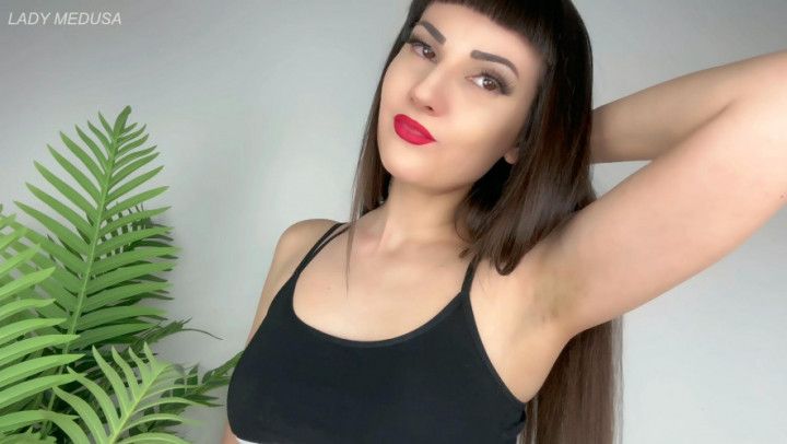 Sensual armpit sniffing JOI + cum countdown