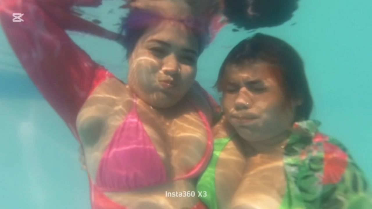 controlling breathing, game in water with my girlfriend