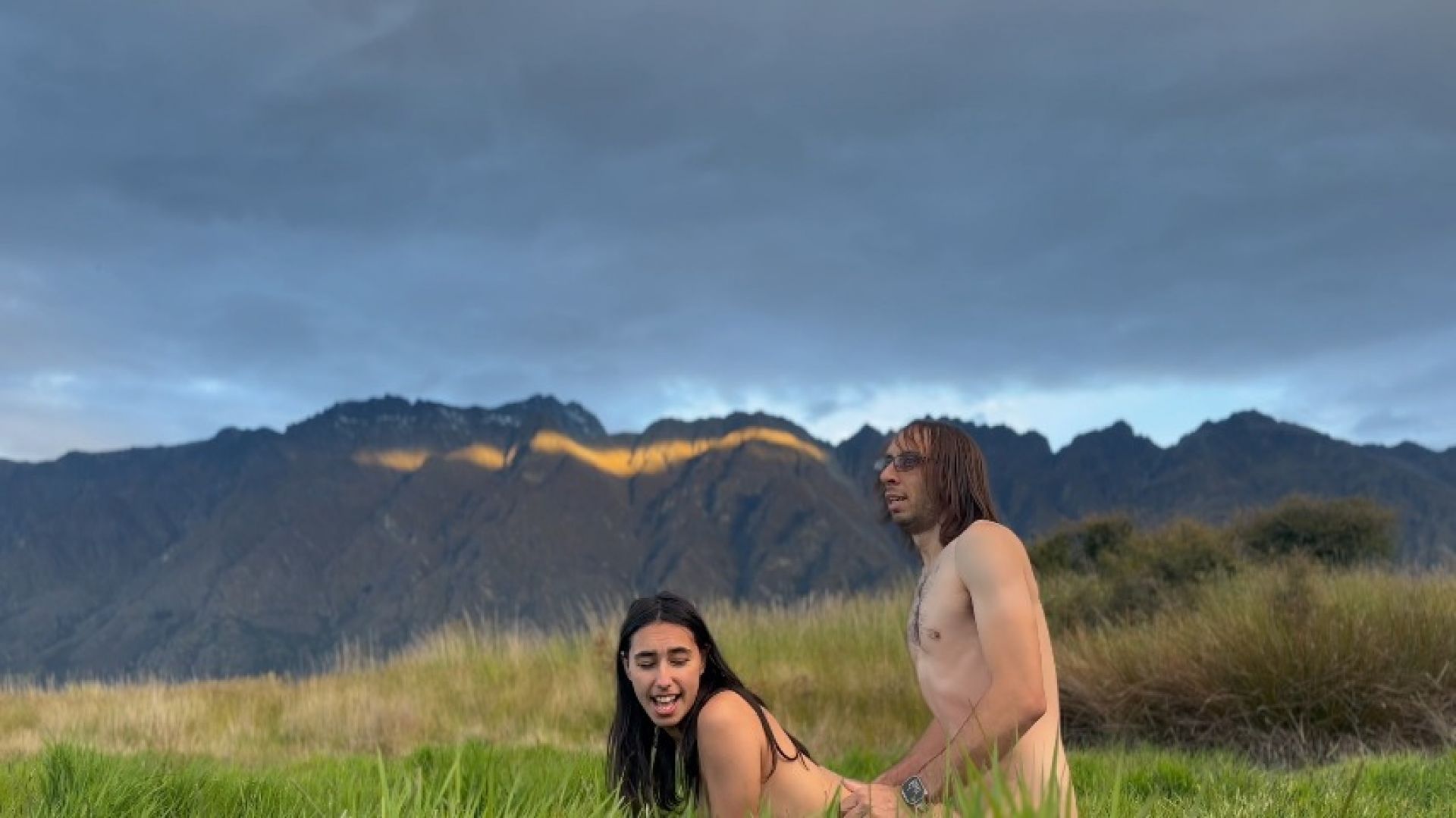 Public Doggy &amp; backshot afternoon walk