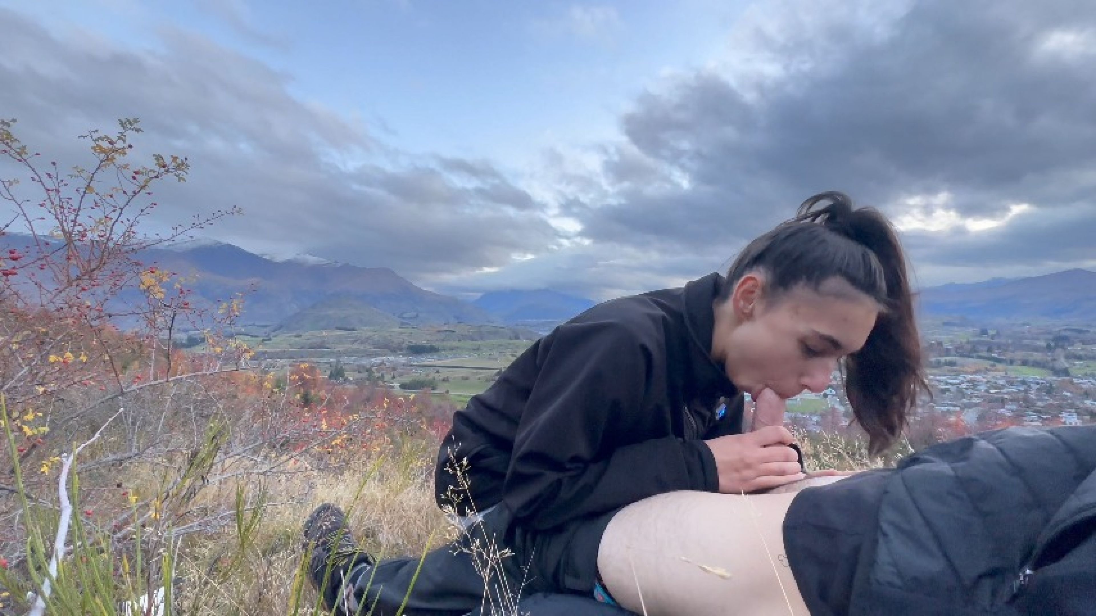 Mountain Hiking Blowjob &amp; Swallow