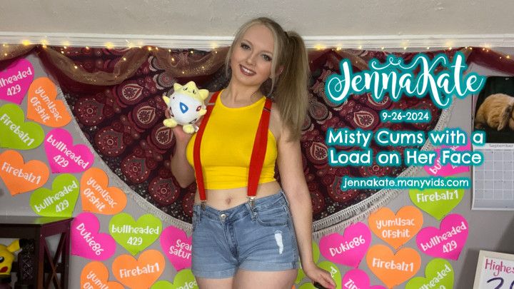 Misty Cums with a Load on Her Face