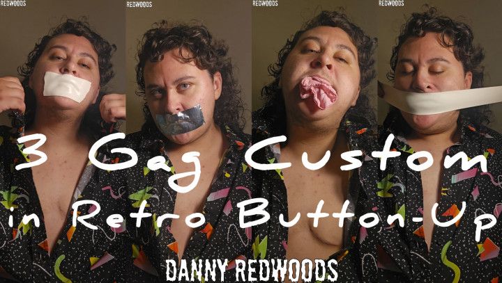 4K 3 Gag Custom in Retro Button-Up