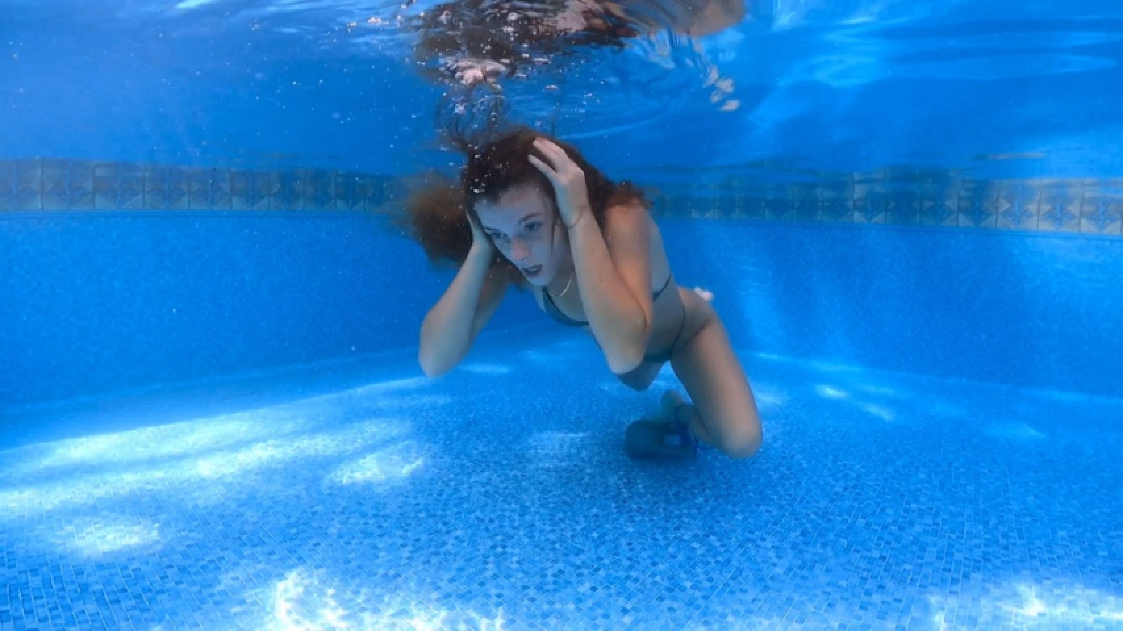 Tied Down Underwater