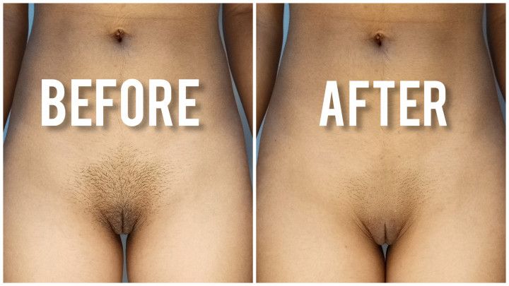 Shaving pussy for you