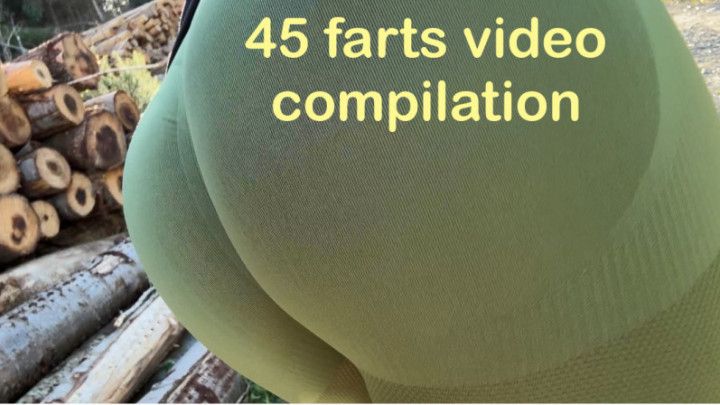 Girl public and home farts compilation like a duck