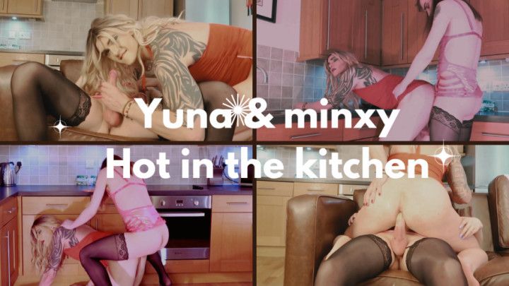 tgirls get hot in the kitchen