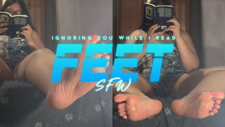 Ignoring You While I Read Feet SFW