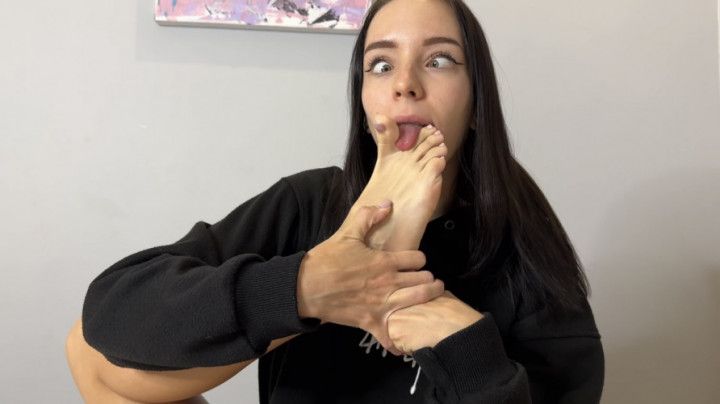 My toes are so tasty