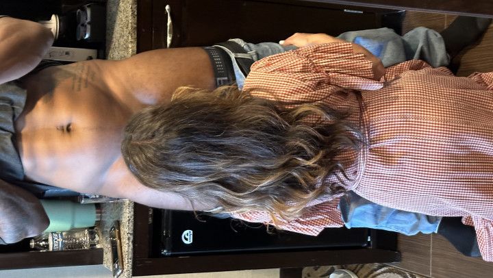 HOTWIFE IN SUNDRESS SQUIRTS &amp; GETS BBC FACIAL