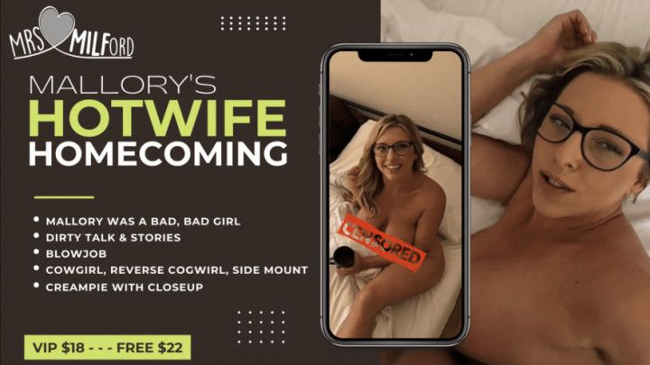 Hotwife Homecoming - POV Creampie w/ Glasses & Dirty Story