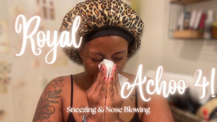 Royal Achoo 4 - Sneezing, Nose Blowing
