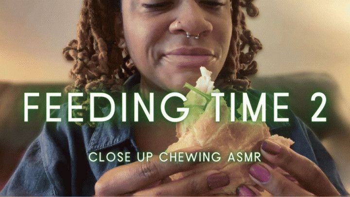 Feeding Time 2 with Temptress Mango: Close Up Chewing ASMR