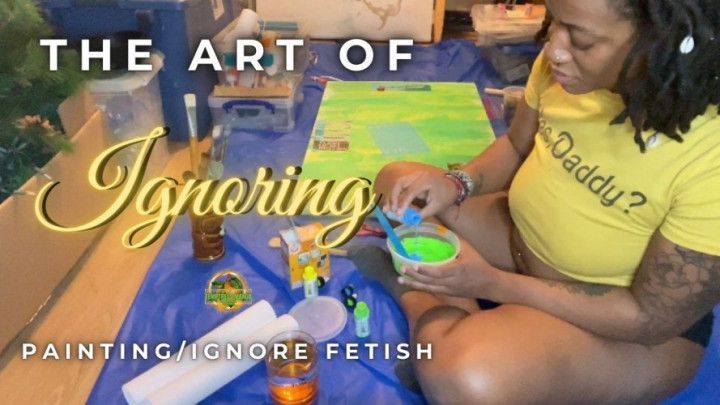 Art of Ignoring: Temptress Mango Ignores You While Painting