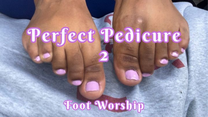 Perfect Pedicure 2 Ebony Foot Fetish and Nail Polish