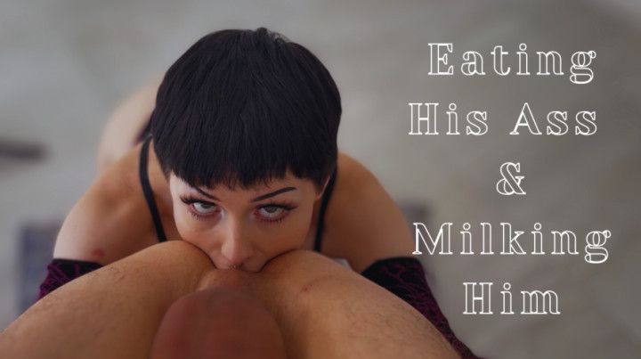 Eating step-DaddyJM 's Ass & Milking Him Until He Sprays Cum