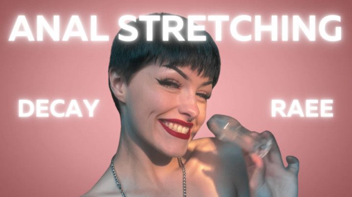 Tiny Slut Uses A Clear Butt Plug &amp; Stimulates Clit