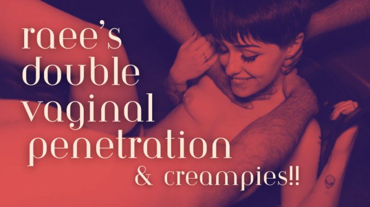 Taking Two Cocks In My Pussy At Sex Club & Two Creampies