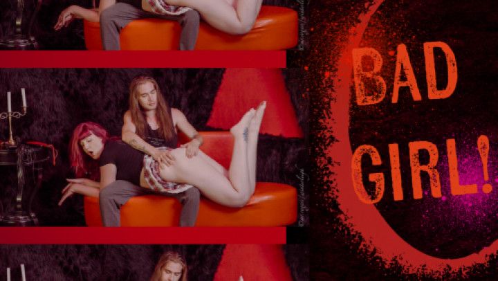 BAD GIRL Winter Leigh gets Spanked and Slut Trained