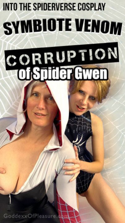 Into the Spiderverse Cosplay - Symbiote Venom Corrupts Gwen