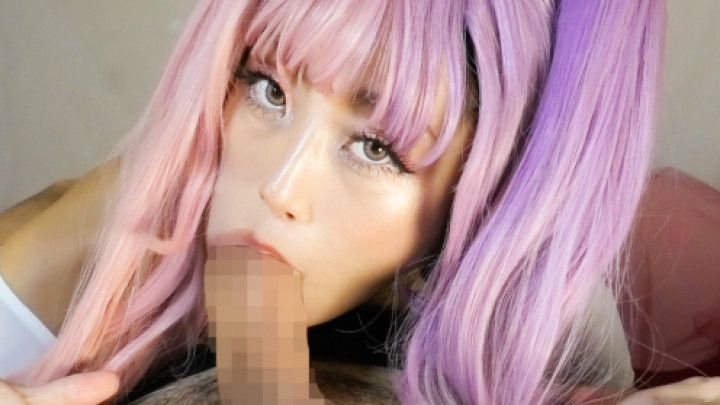 Justy showing off my deepthroat skills