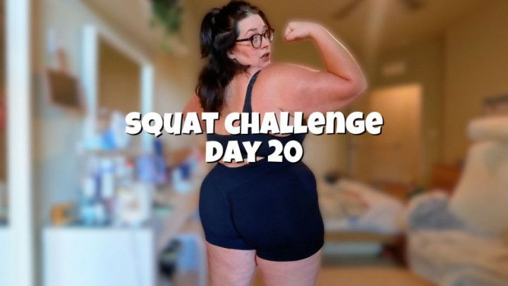 day 20: squats and hammer curls friday workout