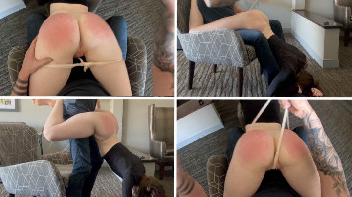 POV Wheelbarrow spanking