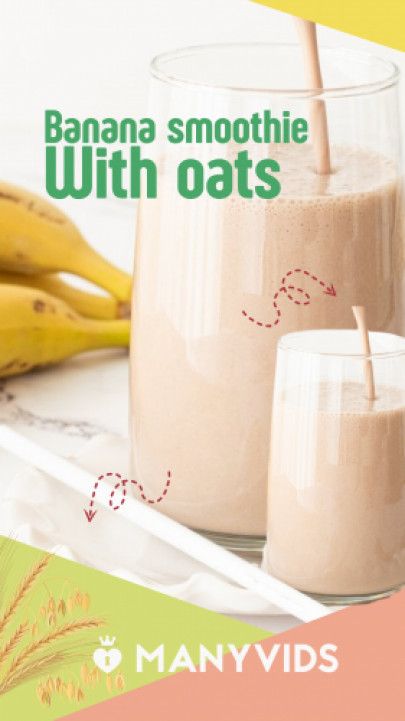 Banana Smoothie with oats